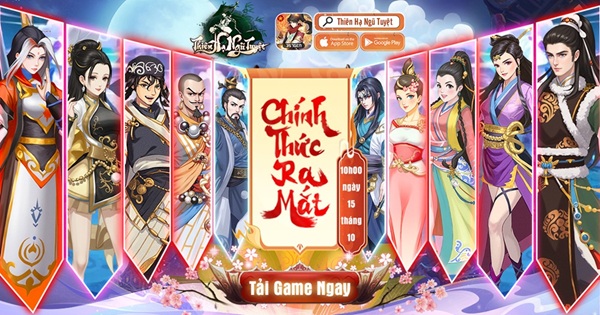 Tặng giftcode game Thiên Hạ Ngũ Tuyệt 357Gen mừng chính thức trình làng