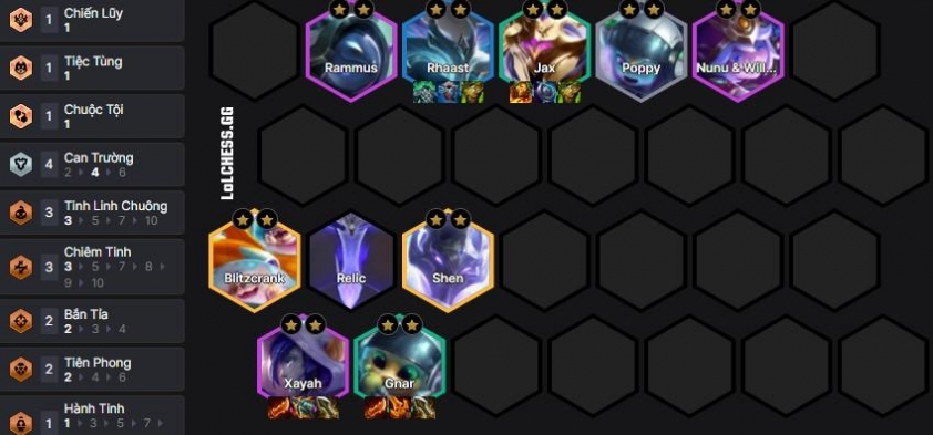 Cách chơi Đội hình Gnar reroll phù hợp phiên bản mới 17.2b - ĐTCL mùa 17 831311
