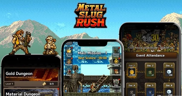 Huyền thoại Rambo Lùn đổ bộ Mobile với phiên bản sinh tồn METAL SLUG RUSH cực cháy